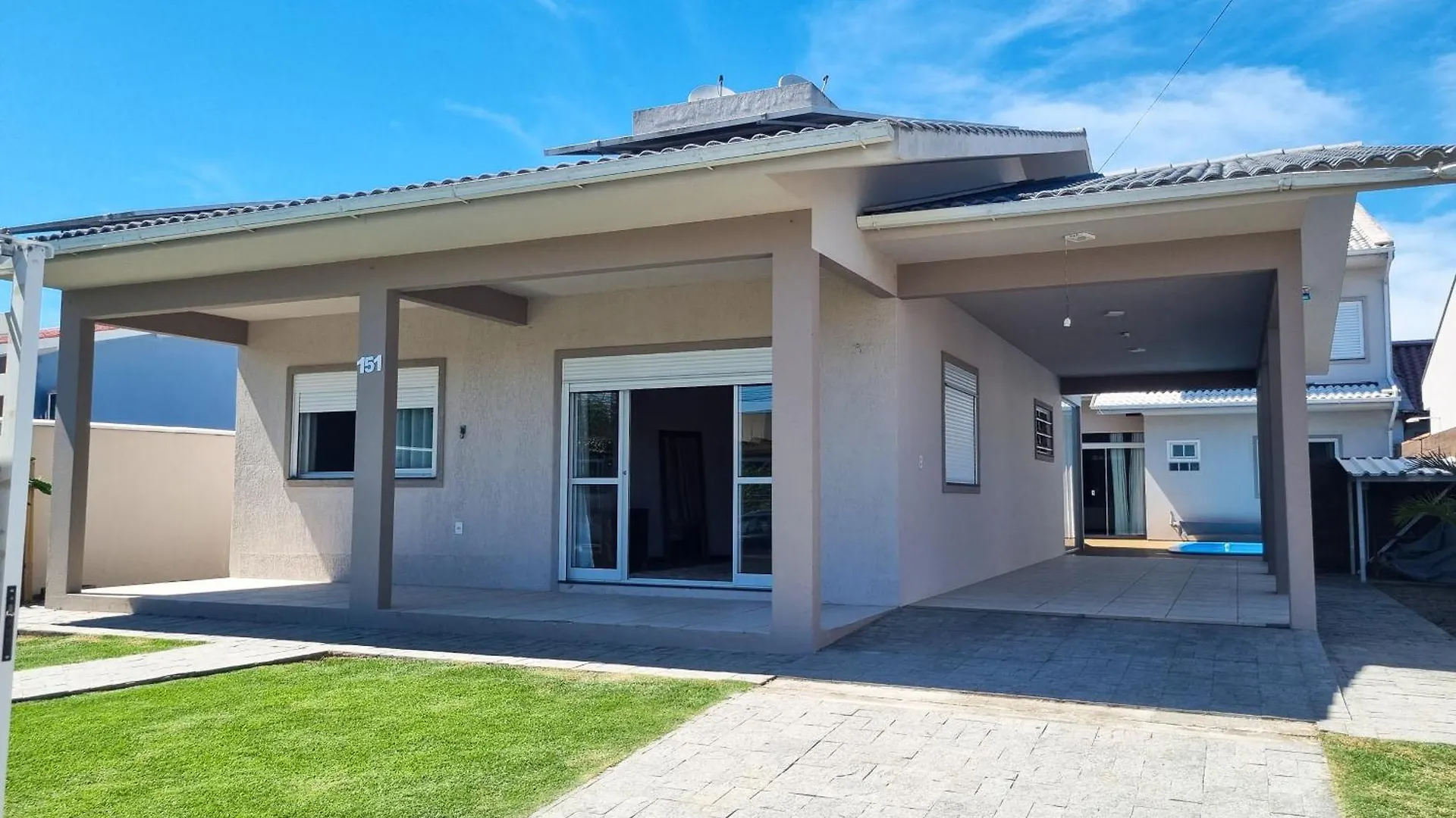 Casa Com Piscina Na Praia Do Sonho 팔호카 0*,